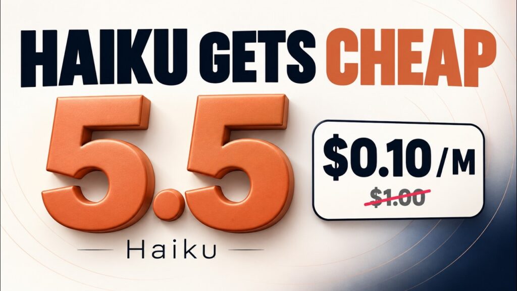 Video thumbnail: Claude Haiku 5.5: What Changed, What It Costs