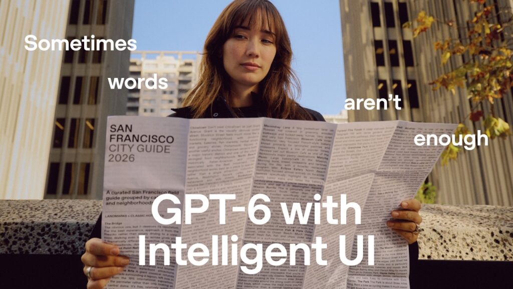 Video thumbnail: Introducing GPT-6 in ChatGPT with Intelligent UI
