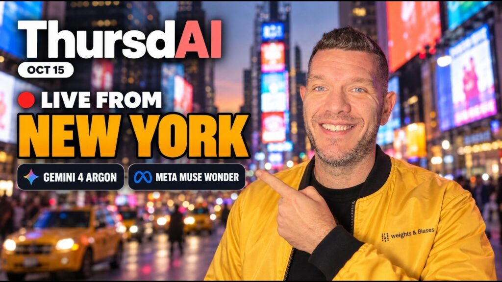 Video thumbnail: ThursdAI Oct 15: Muse Wonder, an 816B Open Model, Gemini 4 Argon